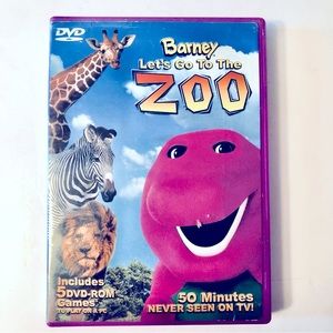 Barney “ Let’s go to the Zoo” DVD, Excellent Cond., 50 Minutes Never Seen on TV